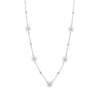 Collar Rosato Mujer Gaia in Plata Zircone RZGA64
